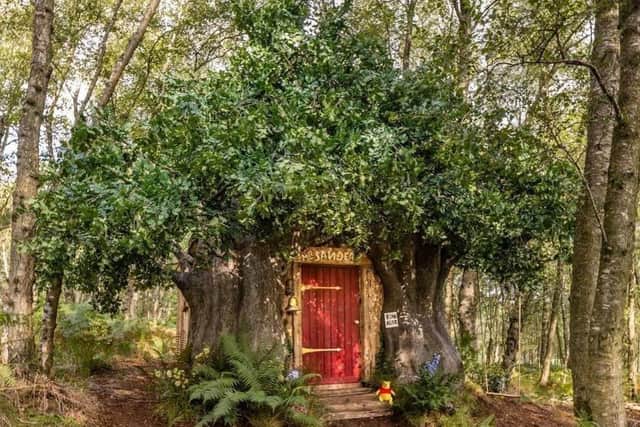 The book is set in the Hundred Acre Wood, which was was inspired by Five Hundred Acre Wood in the Ashdown Forest in East Sussex.