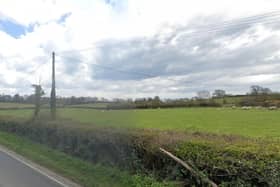 UK Power Networks said a road closure is in place in Ockley Lane, Burgess Hill, while a team completes 'essential overhead network repairs to maintain reliable electricity supplies'. Photo: Google Street View