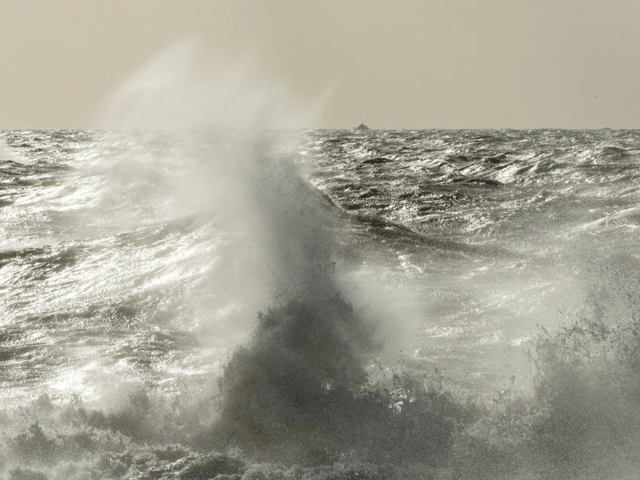 In photos: Storm Austen in Eastbourne with waves reaching over 14 metres
