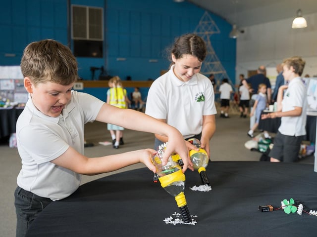 Mid Sussex Science Week inspires primary school pupils to become interested in Science, Technology, Engineering and Maths (STEM). Photo: Alex Rickard Photography