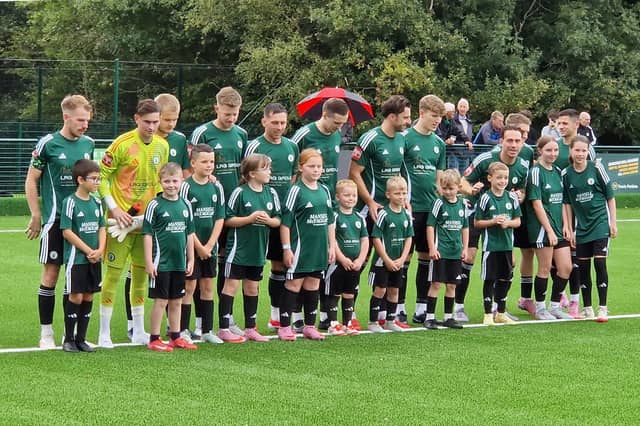 Burgess Hill Town FC played their first game back at Leylands Park after laying of new 3G and installation of other facilities around ground.SR2509201 Pic Steve Robards/Nationalworld