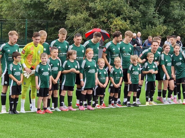 Burgess Hill Town FC played their first game back at Leylands Park after laying of new 3G and installation of other facilities around ground.SR2509201 Pic Steve Robards/Nationalworld