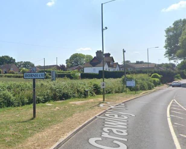 Are there 'secret plans' to build a new town within the Horsham district?