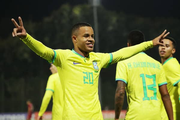 Brighton & Hove Albion have joined the race to sign Corinthians and Brazil under-20 winger Pedrinho but face fierce competition from, amongst others, Newcastle United, Borussia Dortmund and Ajax for his services, according to latest reports. Picture by JUAN PABLO PINO/AFP via Getty Images
