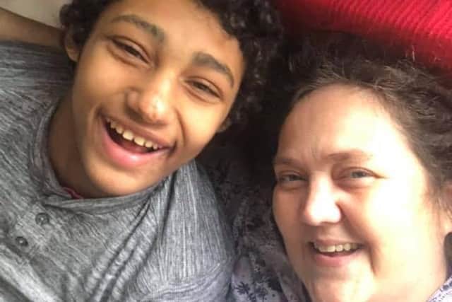 Tracey Calver with her son Joel. Picture: Contributed