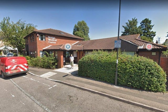 At Bridge Medical Centre in Three Bridges, 50.3 per cent of people responding to the survey rated their experience of booking an appointment as good or fairly good