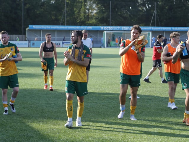 Action from Horsham's win over Cheshunt in the Isthmian premier division