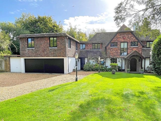 This six-bed detached home in The Thatchway, Angmering, offers spacious accommodation and is filled with character throughout. Offers over £1.5million.