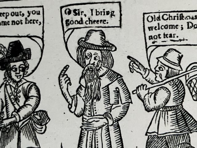 The Vindication of Christmas, imprinted in London for G. Horton in 1653. Picture: Chris Hare