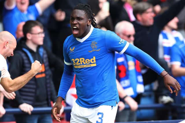 Brighton & Hove Albion will have to fend off stiff competition from Dutch champions Ajax and Premier League rivals Aston Villa to land Rangers defender Calvin Bassey. Picture by Ian MacNicol/Getty Images