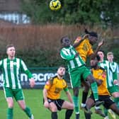 Action from Three Bridges v Chichester City at the weekend | Picture: Neil Holmes