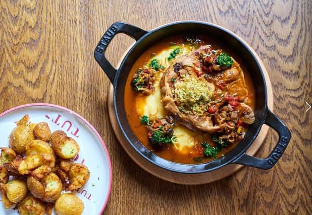 Veal Osso Buco at Tutto.