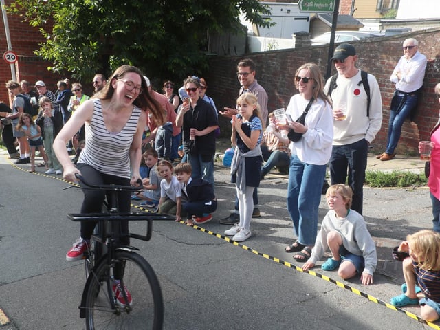 Hastings Old Town Carnival Week 2023: Bike Race. Photo by Roberts Photographic.