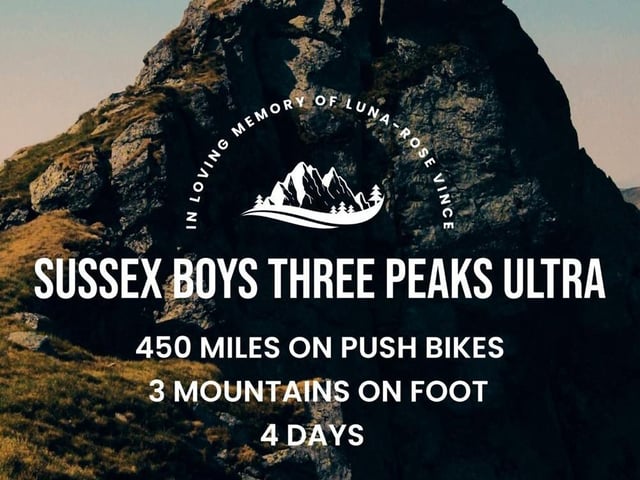 Three Peaks Challenge in memory of daughter