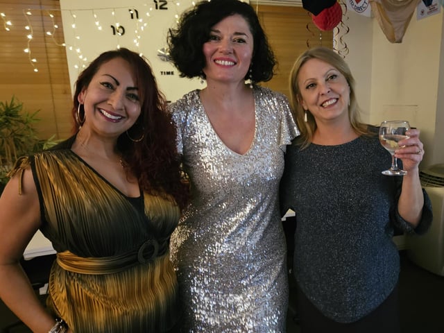 The fundraising event for Hope and Aid Direct took place at Rose Media Group in Highland House, Burgess Hill, on Tuesday, December 17