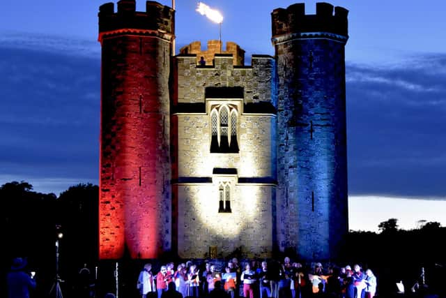 Hiorne Tower and Arun Choral Society. Picture by Charlie Waring.