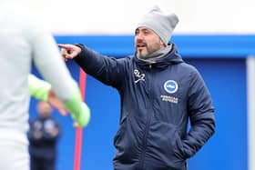 Brighton's Roberto De Zerbi expects a double injury boost ahead of Liverpool