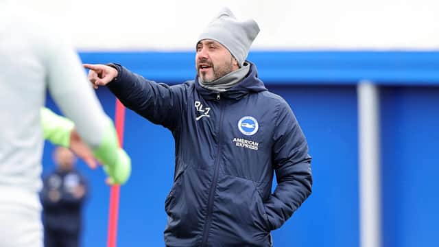 Brighton's Roberto De Zerbi expects a double injury boost ahead of Liverpool