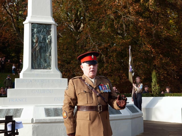 Hastings Remembrance service in Alexandra Park. Photo by Frank Copper