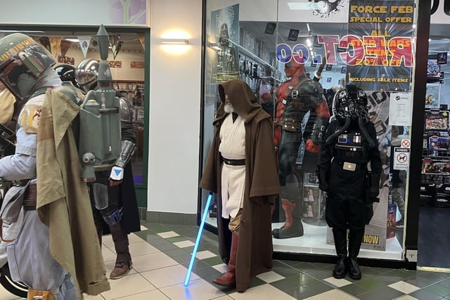 The Star Wars event, organised by Gobsmack Comics, helped raise funds for the Springboard Project charity