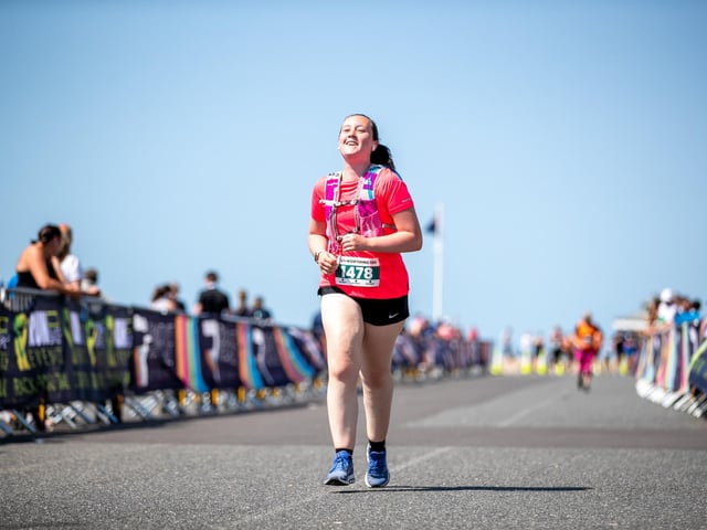 Images from a sun-baked Worthing 10k