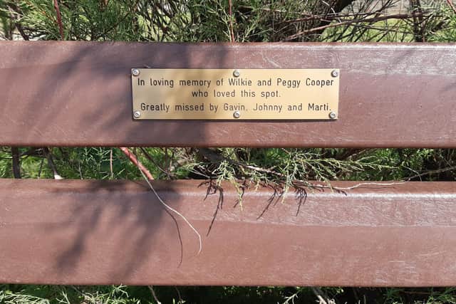 A bench on Ferring seafront pays tribute to British cinematographer Wilkie Cooper, known for The Avengers and Jason and the Argonauts, and his wife, the actress Peggy Bryan, star of Turned Out Nice Again.