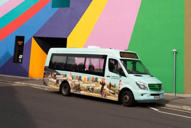 Sussex Art Shuttle at Towner Eastbourne.