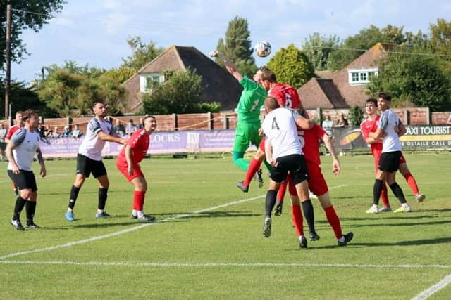 Pagham in action v Crawley Down Gatwick | Picture: Roger Smith
