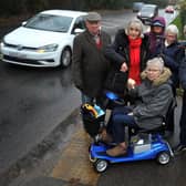 Butler's Green Road residents and some users of Age UK are calling for a pedestrian crossing near the Dolphins Practice on the B2272
