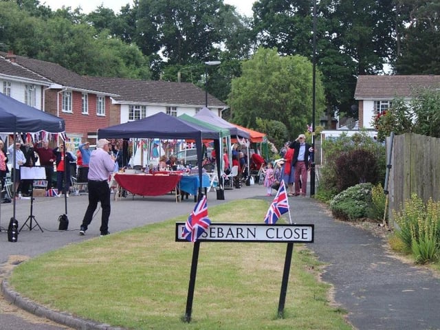 Farm Way and Rosebarn Close held a street party on Sunday, June 5