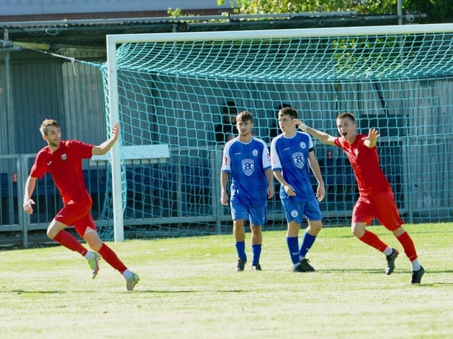 Action from Shoreham v Pagham in the SCFL premier division