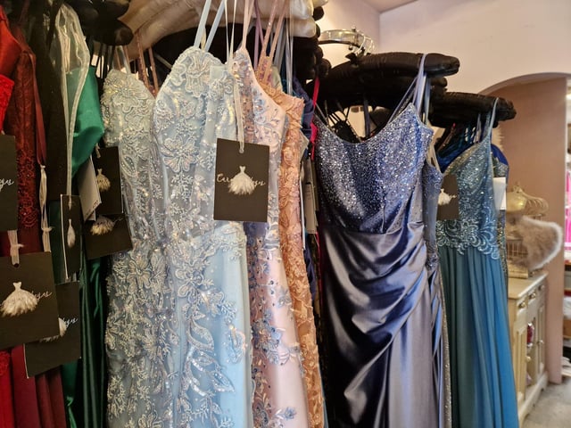 Carolyn Keyes, dress boutique, in Worthing dresses hundreds of girls for prom each year