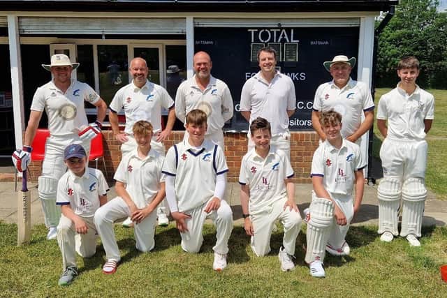 Cuckfield's 4th XI - featuring five dad-son combinations