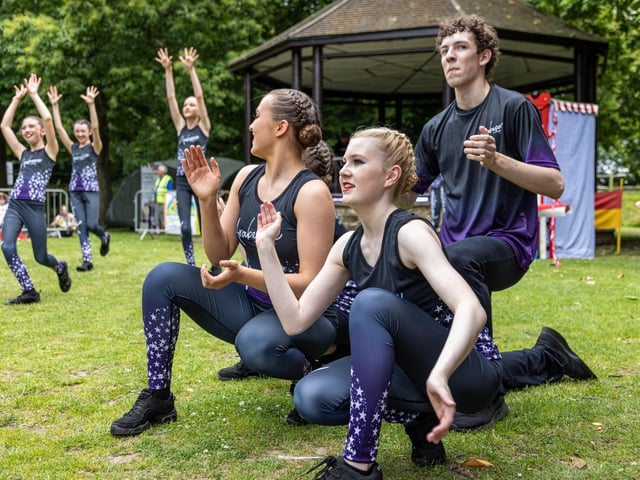 The day featured a dance by the Arabesque Performing Arts group
