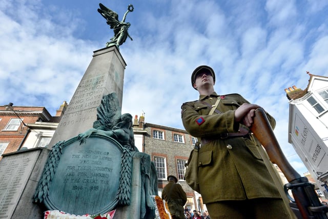 The Lewes district has 3,814 veterans, 4.6 per cent of its over-16 population
