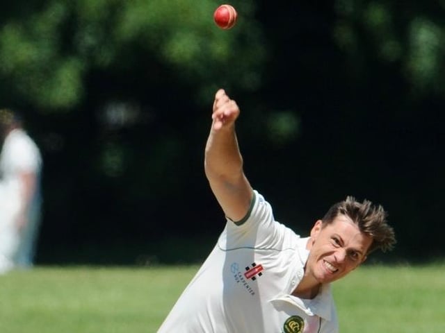 Action from Chippingdale v Broadwater CC in Division 4 West of the Sussex Cricket League