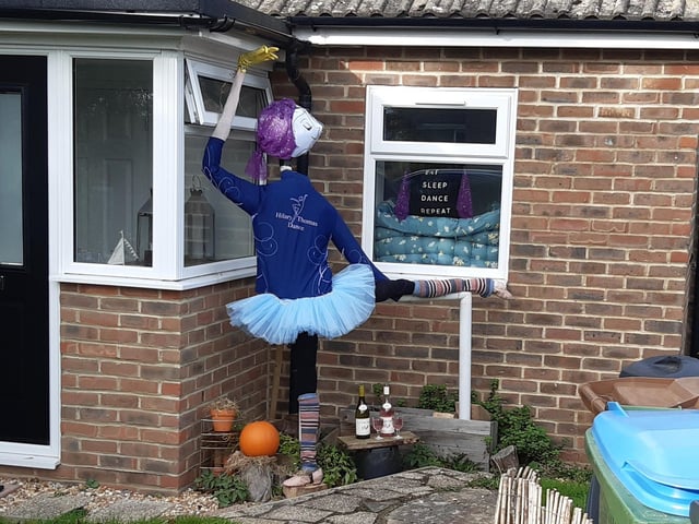 Some of the super scarecrows created for the Ferring Scarecrow Festival 2022, raising money for 1st Ferring Scouting Group. Some have pumpkins displaying a letter, five in North Ferring and nine in South Ferring. Unscramble them to enter the prize draw. Trail maps available at Brown's Natural Pet store.