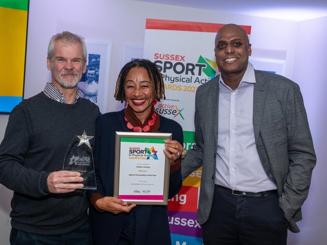 Winners and finalists at the Sussex Sport and Physical Activity Awards for 2023