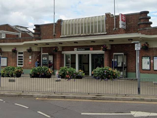 Horsham Railway Station. Photo by Google Street View
