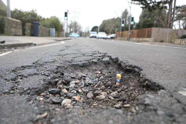 More than 15,000 potholes have been repaired in the first six months of the financial year. File picture: Eddie Mitchell