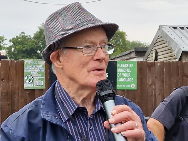 Burgess Hill Town FC played their first game back at Leylands Park after laying of new 3G and installation of other facilities around ground.Peter Williams, Leader BHTC  SR2509201 Pic Steve Robards/Nationalworld