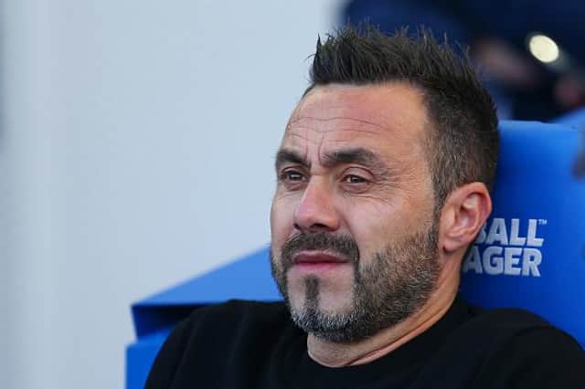 Brighton and Hove Albion head coach Roberto De Zerbi will take his team to Chelsea in the Carabao Cup