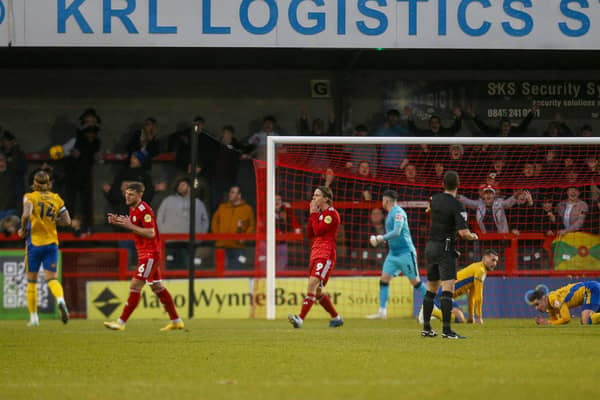 Crawley Town lose to Mansfield Town