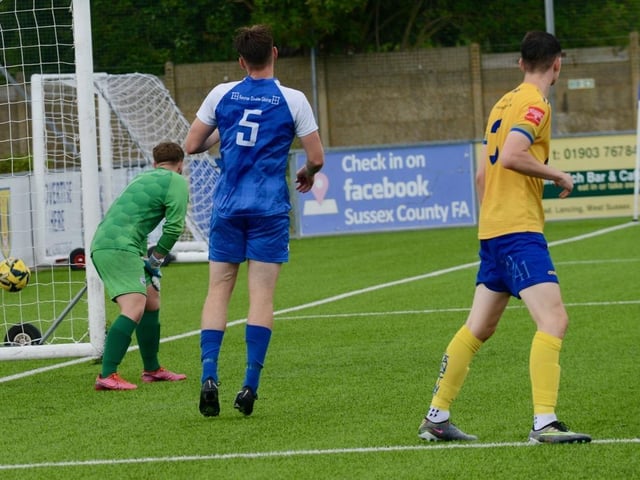 Lancing FC take on Shoreham FC in a pre-season friendly at Culver Road