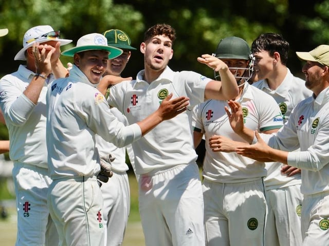 Action from Chippingdale v Broadwater CC in Division 4 West of the Sussex Cricket League