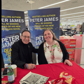 Peter James does book signing in Asda