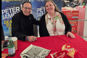 Peter James does book signing in Asda