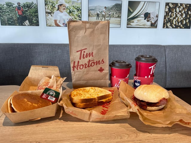 Tim Hortons Chichester: IN PICTURES - sneak peek look at the new fast food store in the city