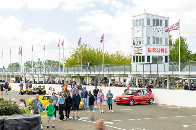 Cars and coffee at the iconic Goodwood Motor Circuit