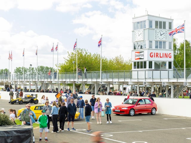 Cars and coffee at the iconic Goodwood Motor Circuit
